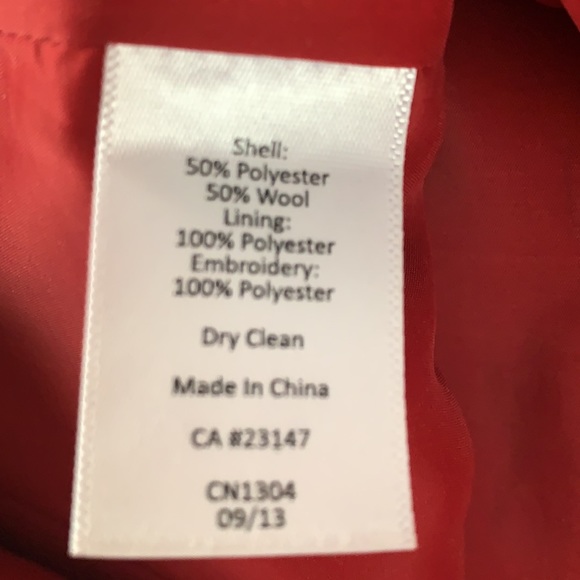 Talbots Wool blend Sheath dress in Dark Red, Sz 6 (runs generous) - Picture 10 of 10